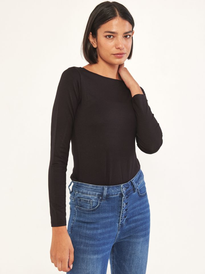 חולצה ניקי PROMO שרוול ארוך בצבע שחור