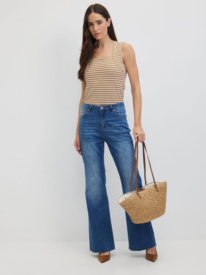 חולצה פסים  PROMO בצבע בייז’