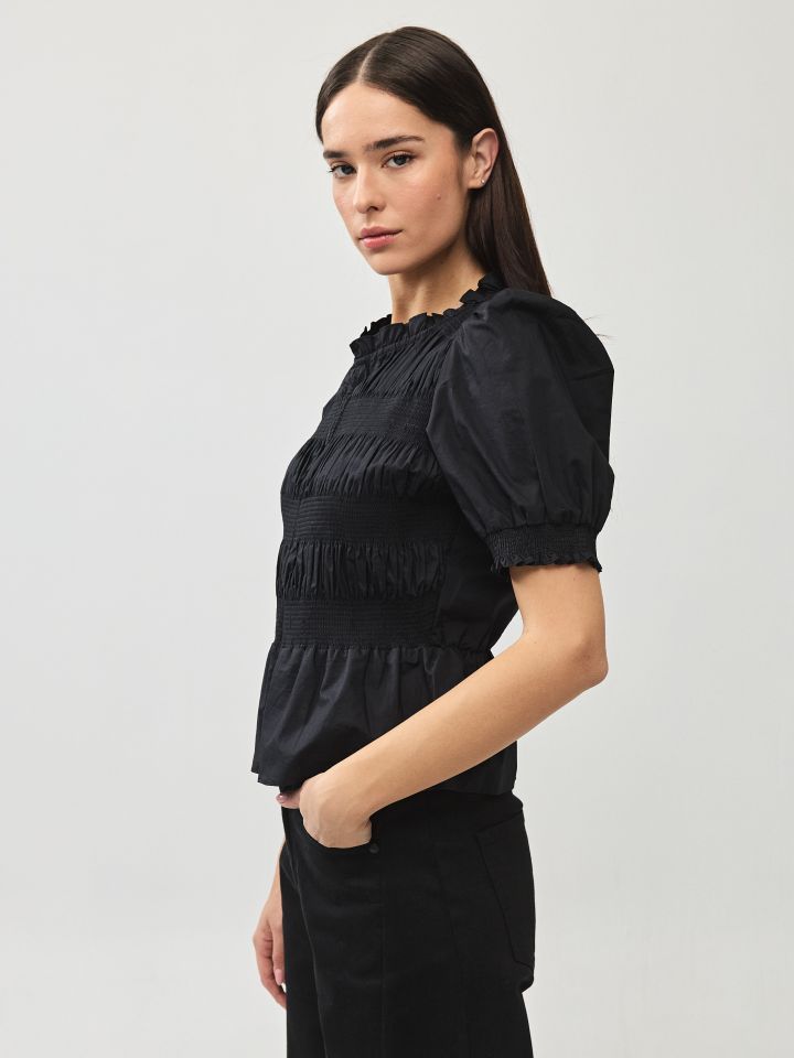 חולצה פרקל  MILANO בצבע שחור