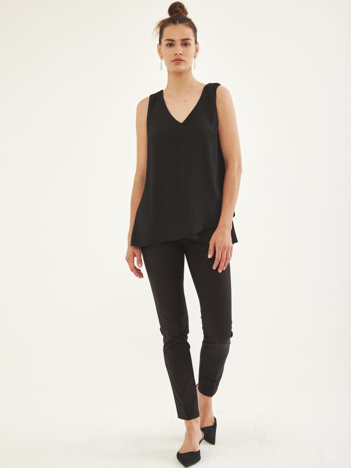 חולצה שכבות יו יו PROMO  V בצבע שחור