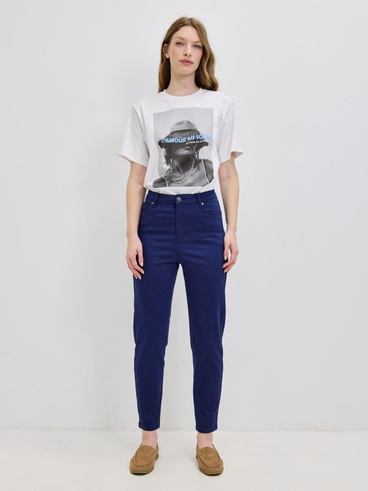 חולצה TROREZ PROMO בצבע לבן