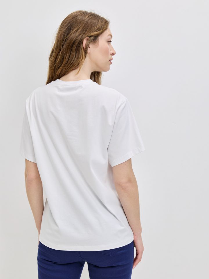 חולצה TROREZ PROMO בצבע לבן