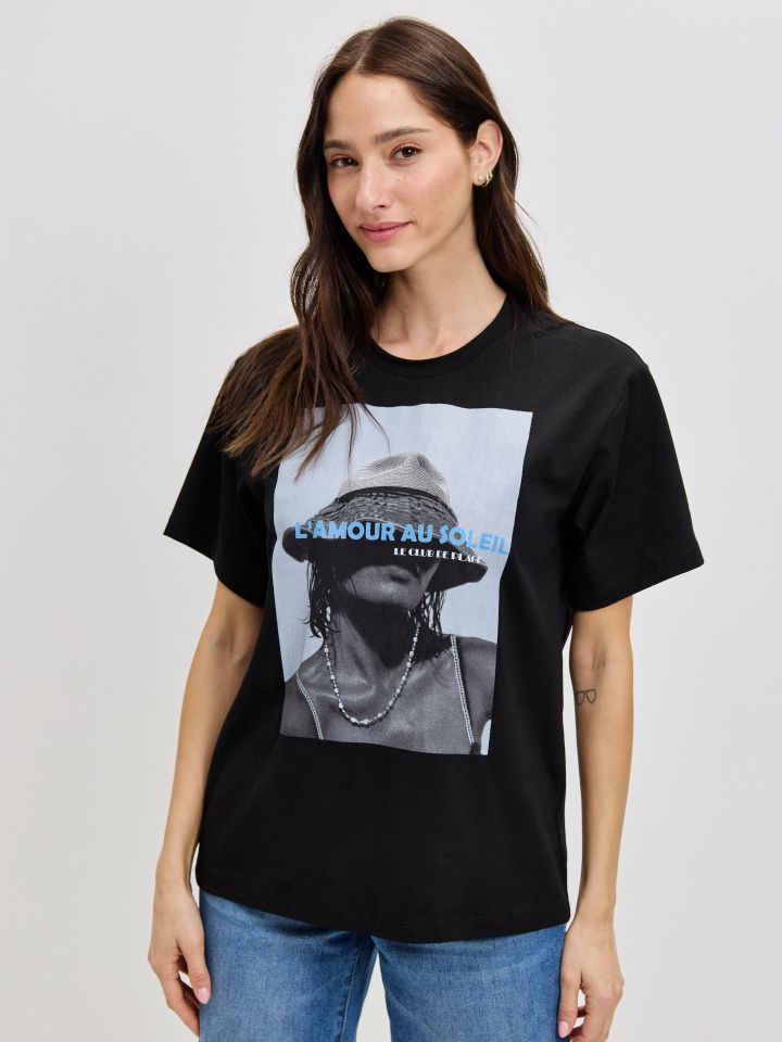 חולצה TROREZ PROMO בצבע שחור