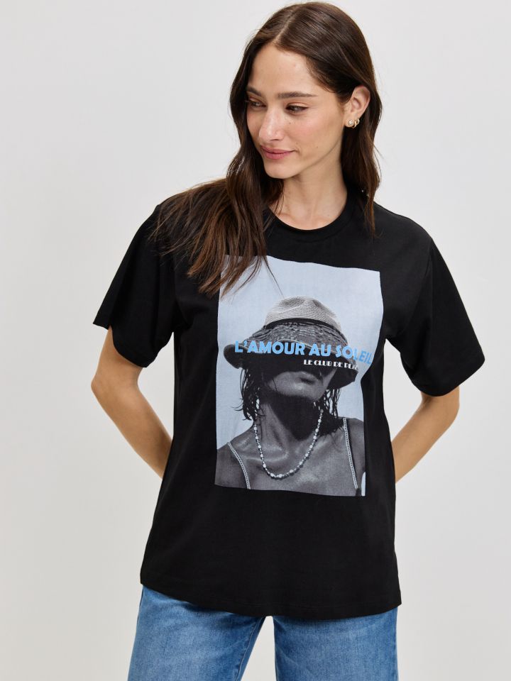 חולצה TROREZ PROMO בצבע שחור