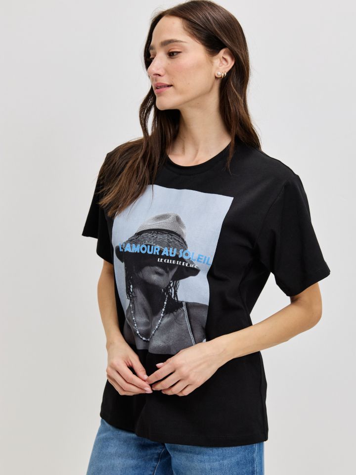 חולצה TROREZ PROMO בצבע שחור