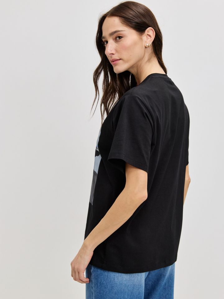 חולצה TROREZ PROMO בצבע שחור