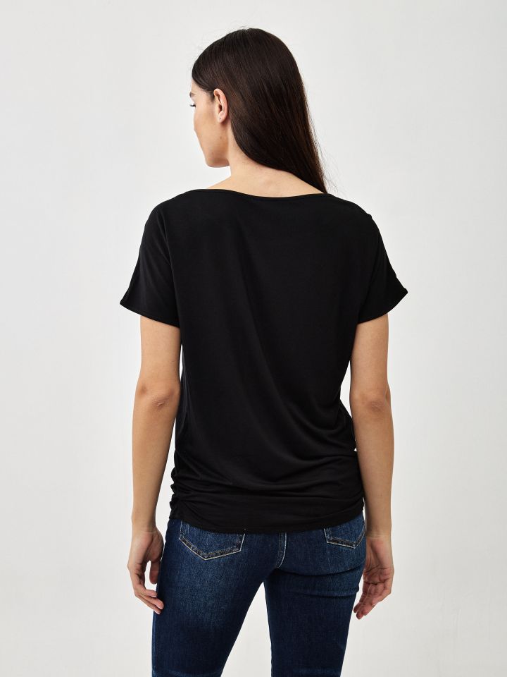 חולצה PROMO PARIS בצבע שחור