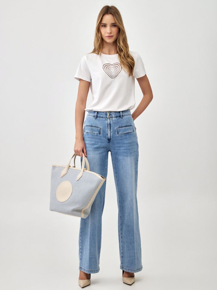 חולצה לב קרושה PROMO בצבע אופוויט