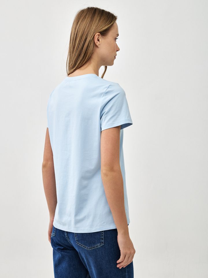 חולצה לב קרושה PROMO בצבע תכלת אורלי