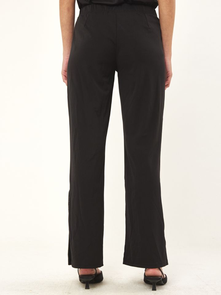 מכנסי אמזון שליץ יהלומים בצבע שחור