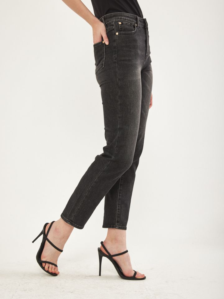 מכנסי ג’ינס ארוך  PROMO בצבע ג’ינס שחור