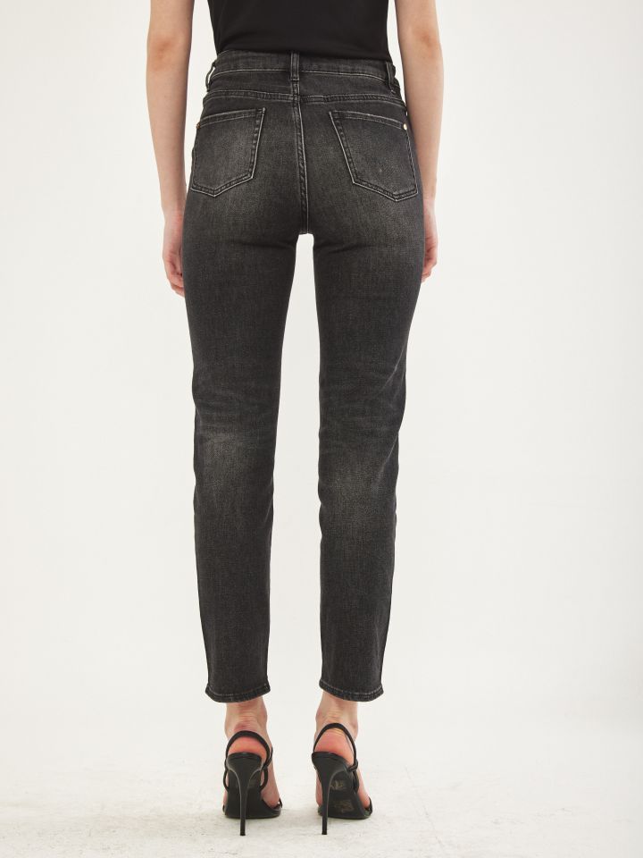 מכנסי ג’ינס ארוך  PROMO בצבע ג’ינס שחור