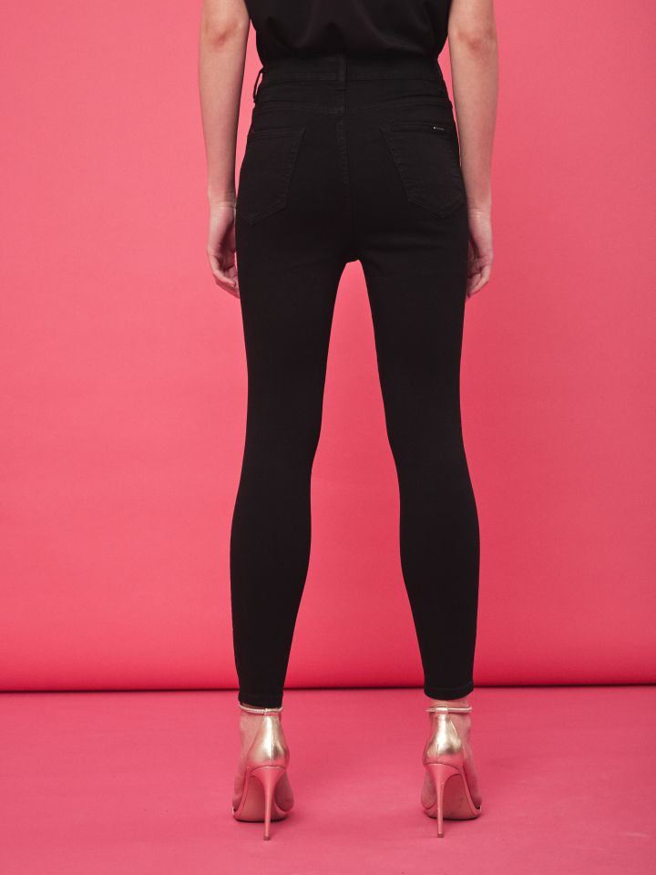 מכנסי ג’ינס  8/9 LIA PROMO בצבע ג’ינס שחור