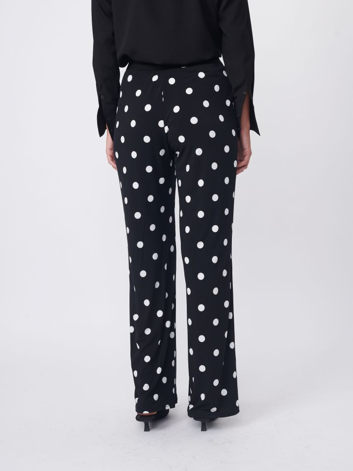 מכנסי דפוס בצבע נקודות