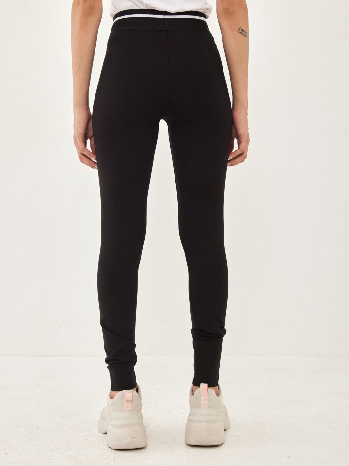 מכנסי טייץ גומי GOLBARY בצבע שחור