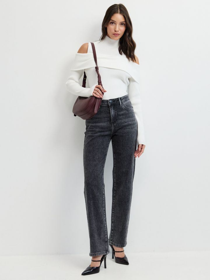 מכנסיים ג’ינס GREY בצבע ג’ינס אפור