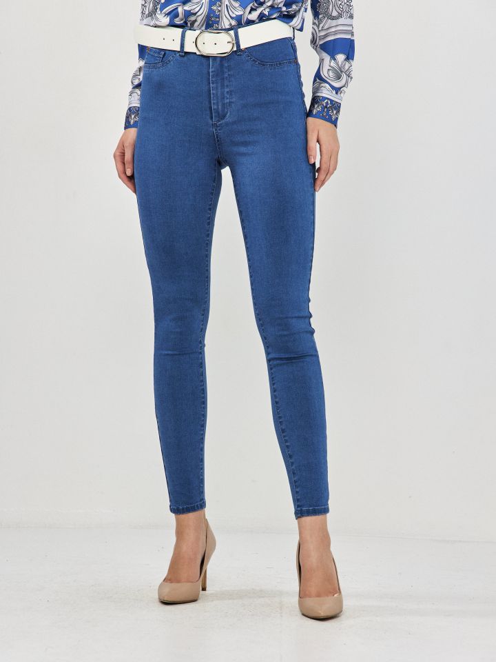 מכנסיים ג’ינס PROMO SKINNY בצבע ג’ינס בהיר