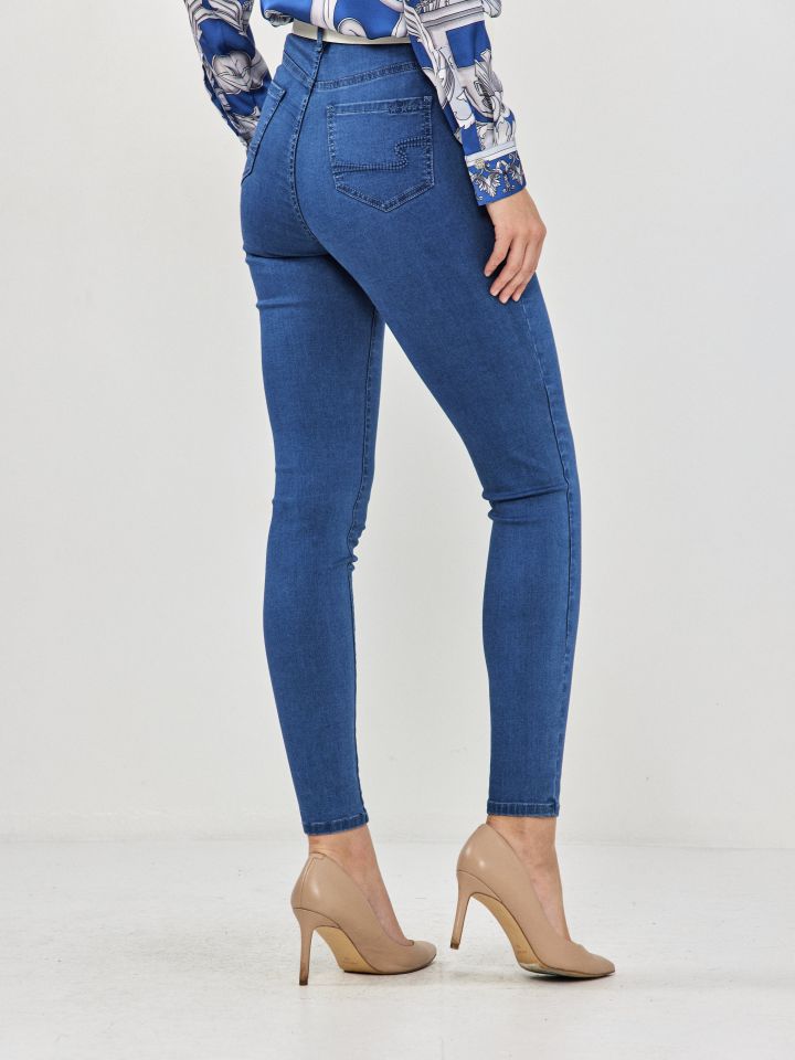 מכנסיים ג’ינס PROMO SKINNY בצבע ג’ינס בהיר