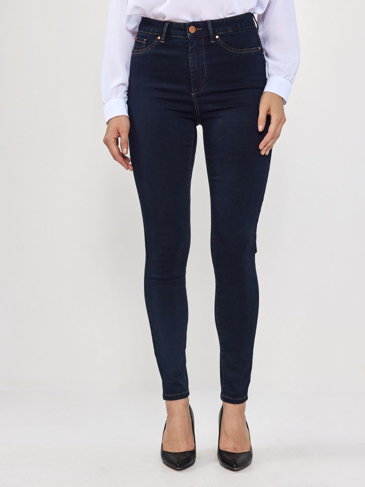 מכנסיים ג’ינס PROMO SKINNY בצבע ג’ינס כהה