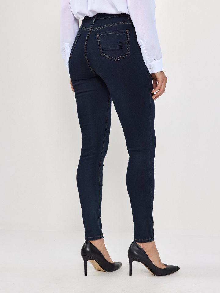 מכנסיים ג’ינס PROMO SKINNY בצבע ג’ינס כהה