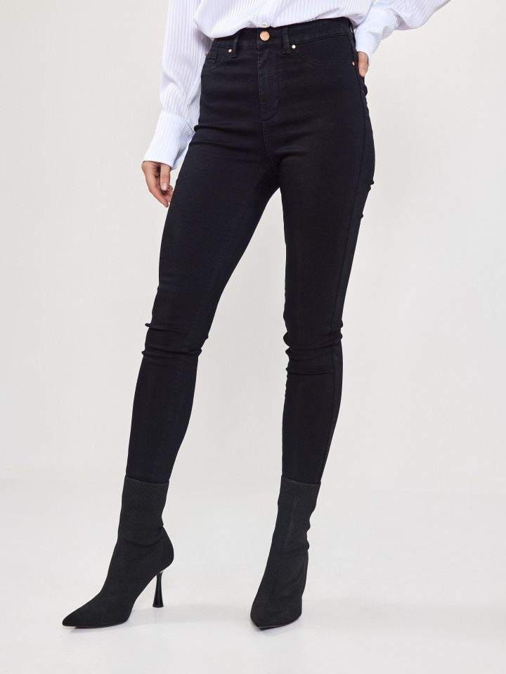 מכנסיים ג’ינס PROMO SKINNY בצבע שחור