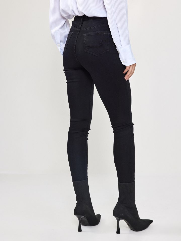 מכנסיים ג’ינס PROMO SKINNY בצבע שחור