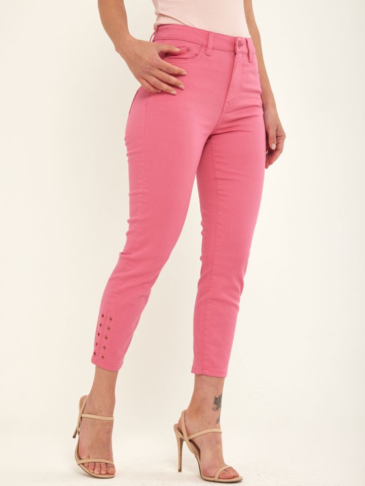 מכנסי דריל 7/8 איבקות PROMO בצבע פוקסיה