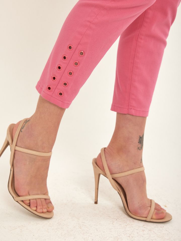 מכנסי דריל 7/8 איבקות PROMO בצבע פוקסיה