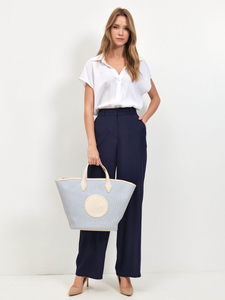 מכנסיים כיסים PROMO בצבע נייבי