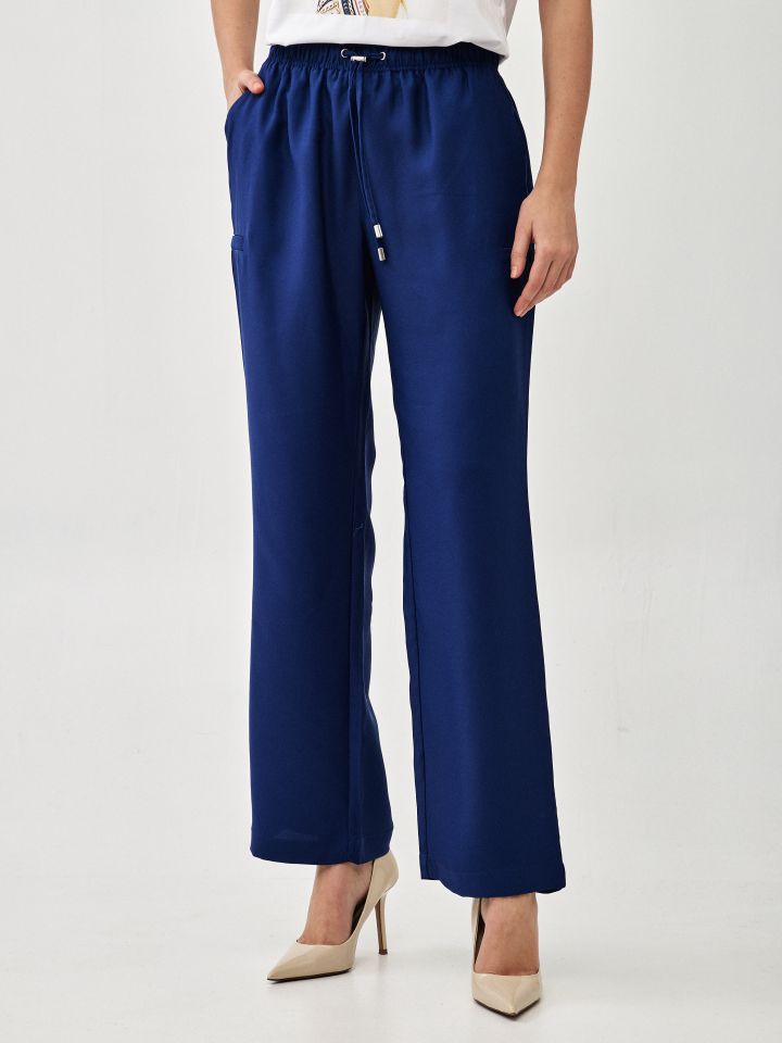 מכנסיים קשירה ROMI PROMO בצבע כחול אינדיגו