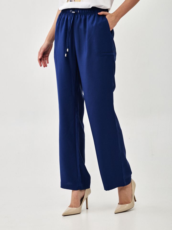 מכנסיים קשירה ROMI PROMO בצבע כחול אינדיגו