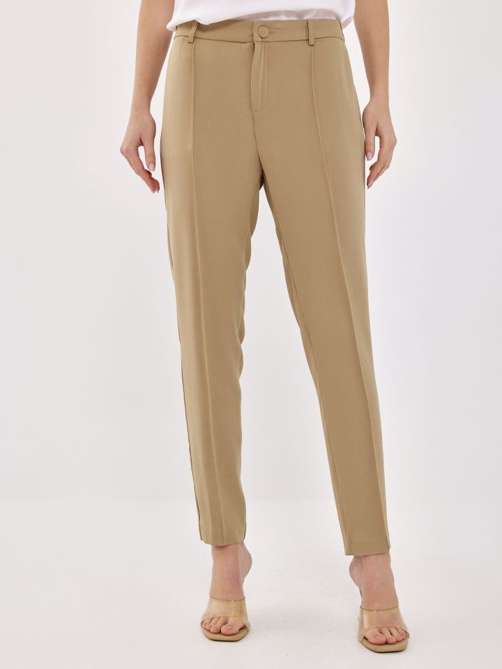 מכנסיים גומי בגב PROMO בצבע בייז’