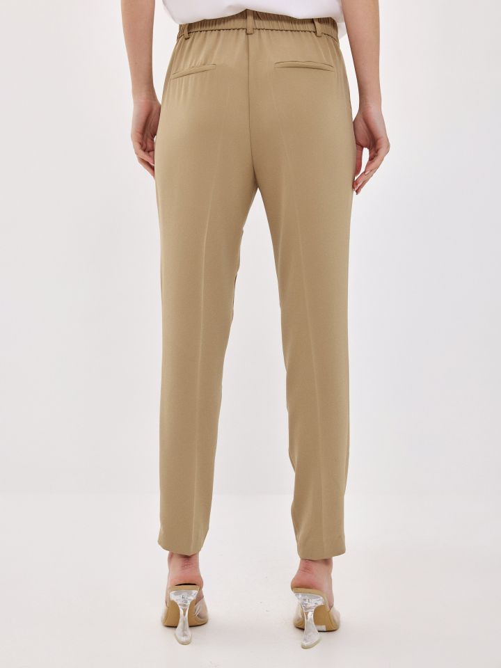 מכנסיים גומי בגב PROMO בצבע בייז’