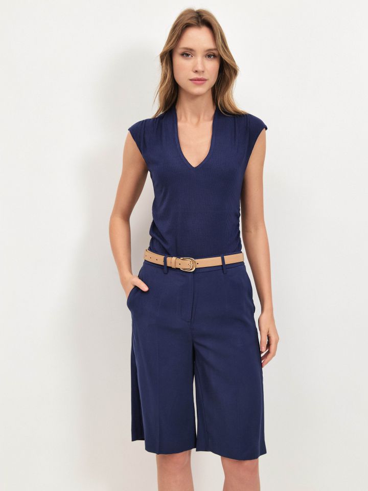 מכנסיים ברמודה PROMO LIA בצבע נייבי