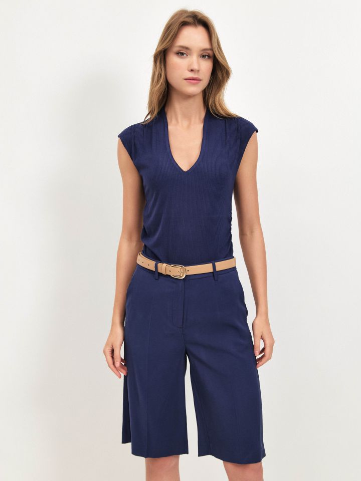 מכנסיים ברמודה PROMO LIA בצבע נייבי