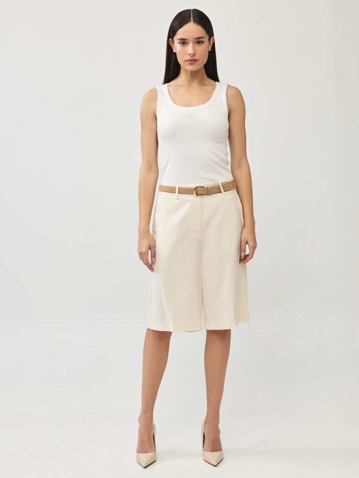 מכנסיים ברמודה PROMO LIA בצבע שמפניה