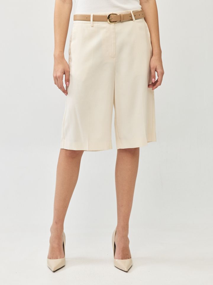 מכנסיים ברמודה PROMO LIA בצבע שמפניה