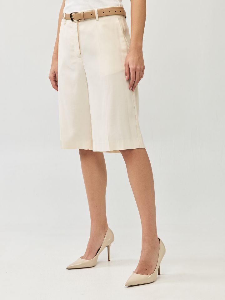 מכנסיים ברמודה PROMO LIA בצבע שמפניה