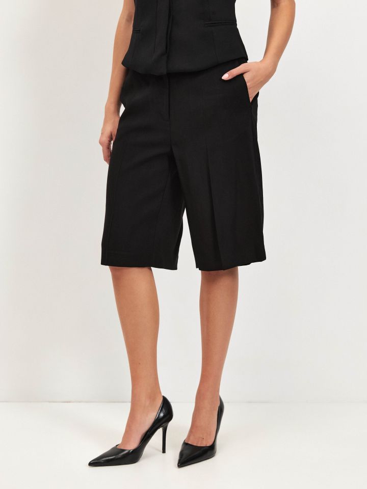 מכנסיים ברמודה PROMO LIA בצבע שחור