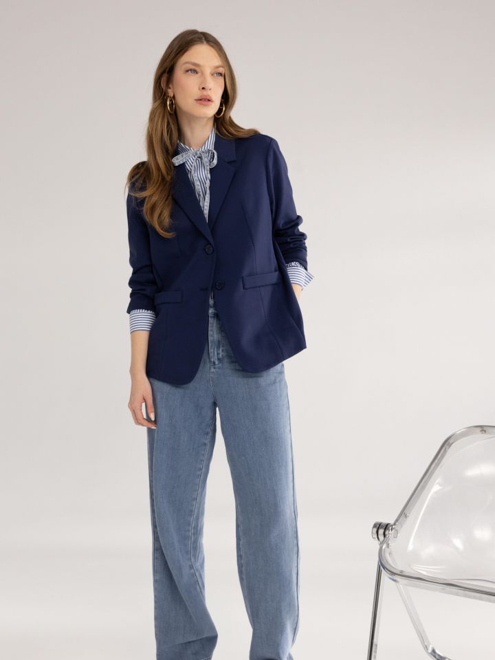 מכנסיים ג’ינס  SHIRA בצבע ג’ינס בהיר