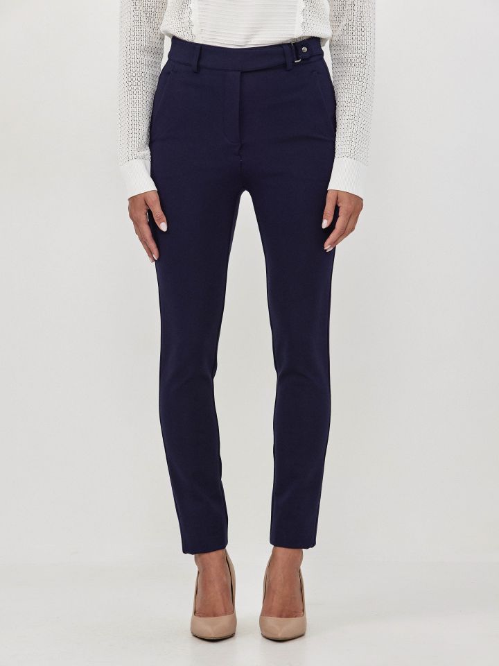 מכנסיים מילנו SHIRA PROMO בצבע נייבי