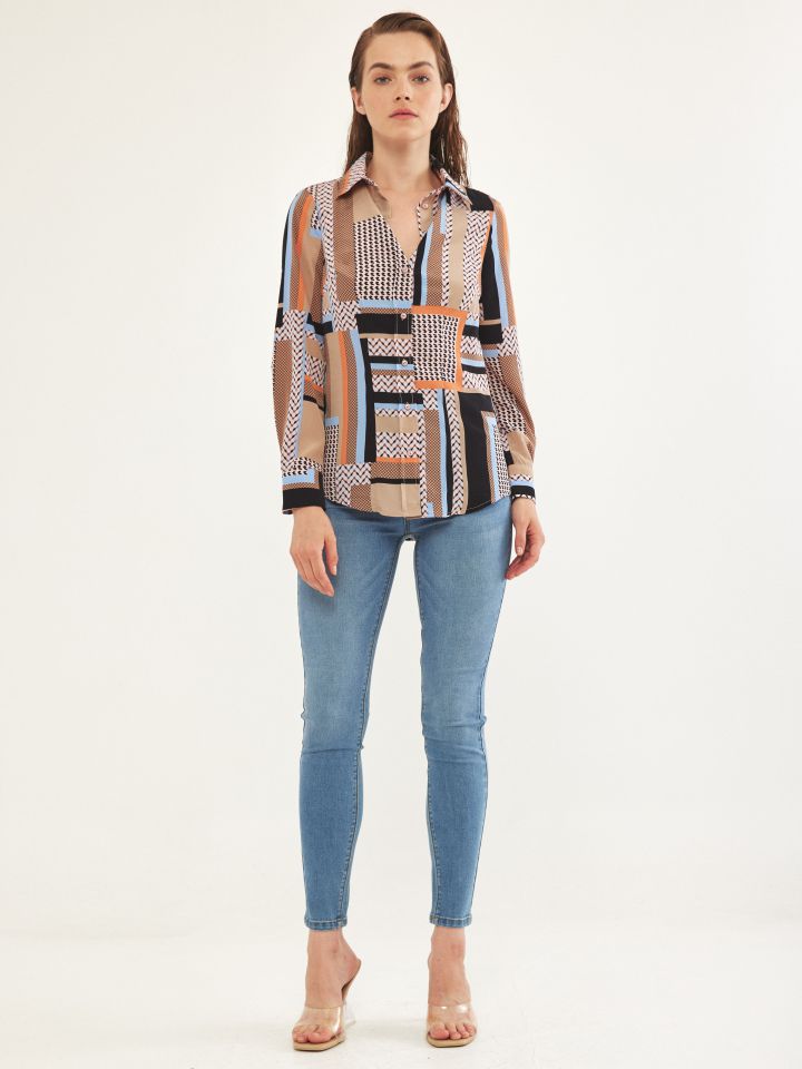 מכנסי ג’ינס SKINNY PROMO בצבע ג’ינס בהיר