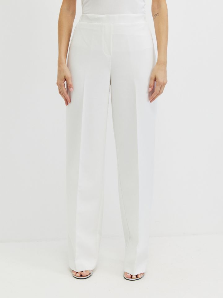 מכנסיים כיסי צד PROMO בצבע אופוויט