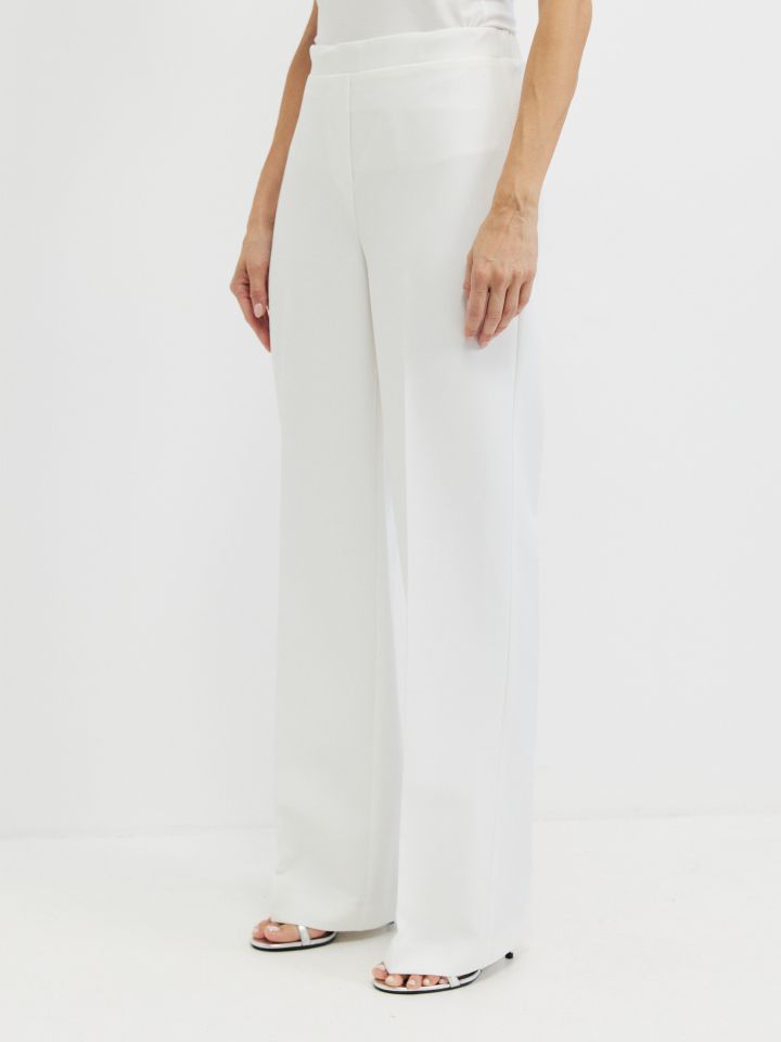 מכנסיים כיסי צד PROMO בצבע אופוויט