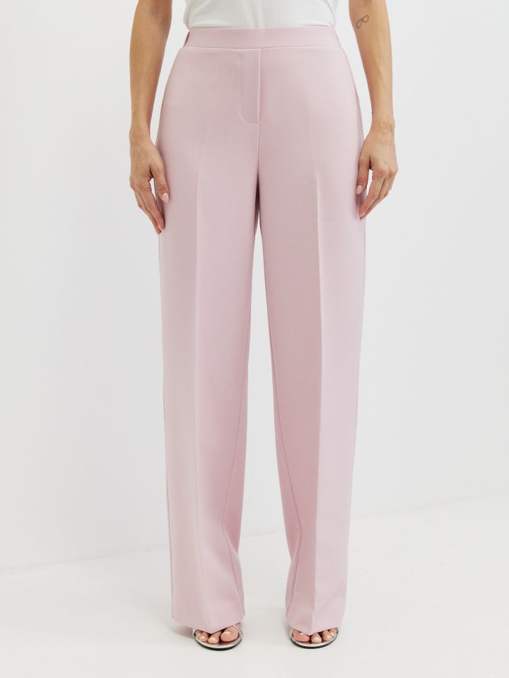 מכנסיים כיסי צד PROMO בצבע ורוד