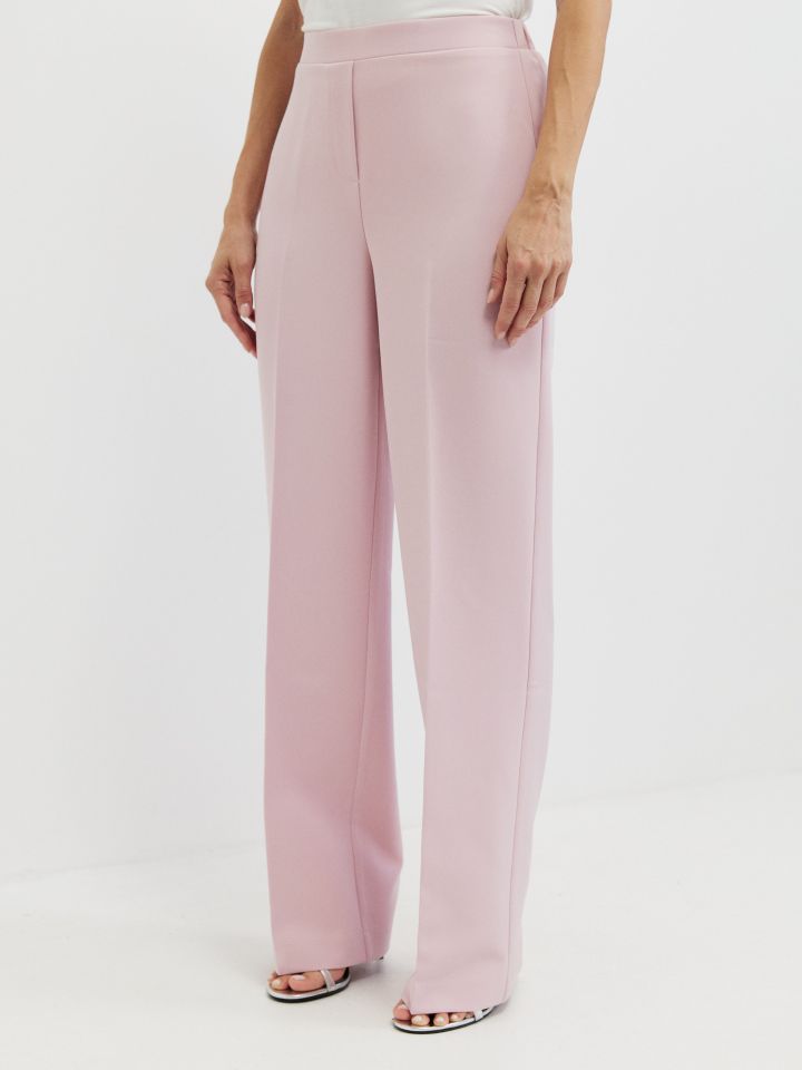 מכנסיים כיסי צד PROMO בצבע ורוד