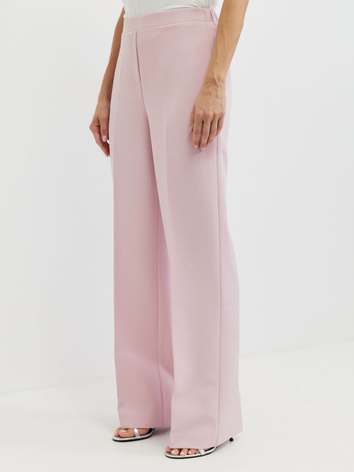 מכנסיים כיסי צד PROMO בצבע ורוד