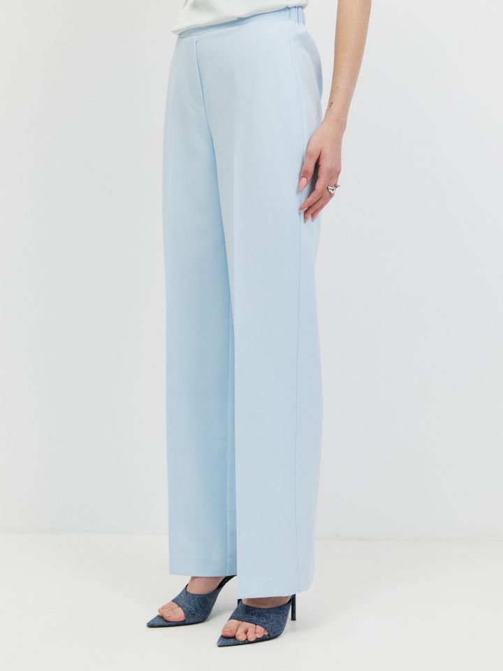 מכנסיים כיסי צד PROMO בצבע תכלת