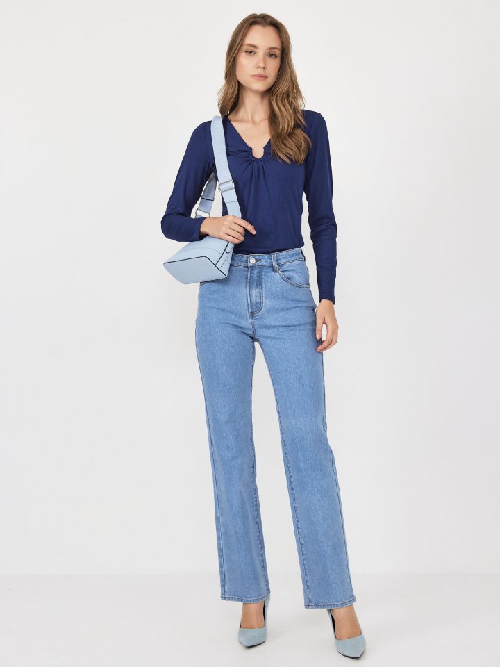 מכנסיים ג’ינס PROMO LIA בצבע ג’ינס בהיר