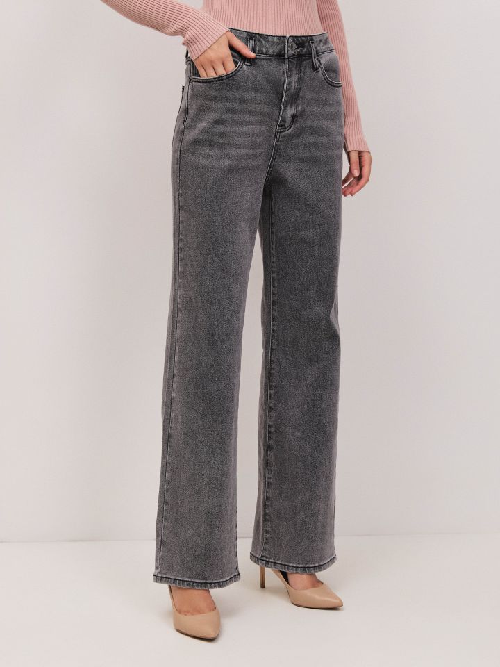 מכנסיים ג’ינס GRAY בצבע ג’ינס אפור